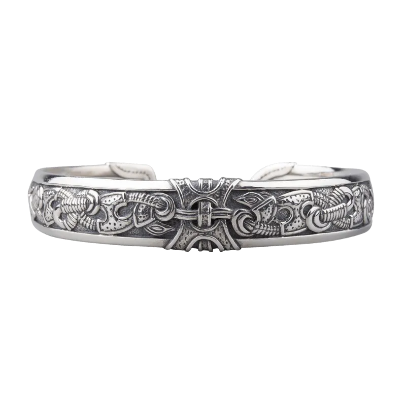 Handcrafted Viking Art Cuff