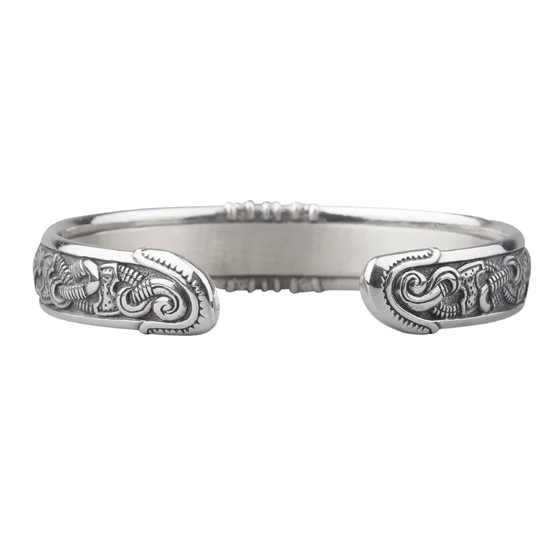 Handcrafted Viking Art Cuff