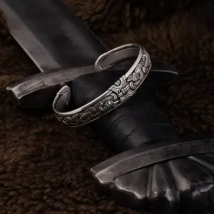 Handcrafted Viking Art Cuff