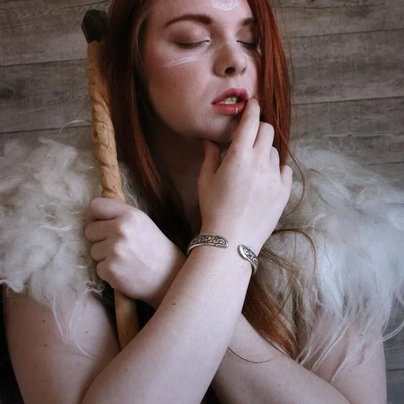 Handcrafted Viking Art Cuff