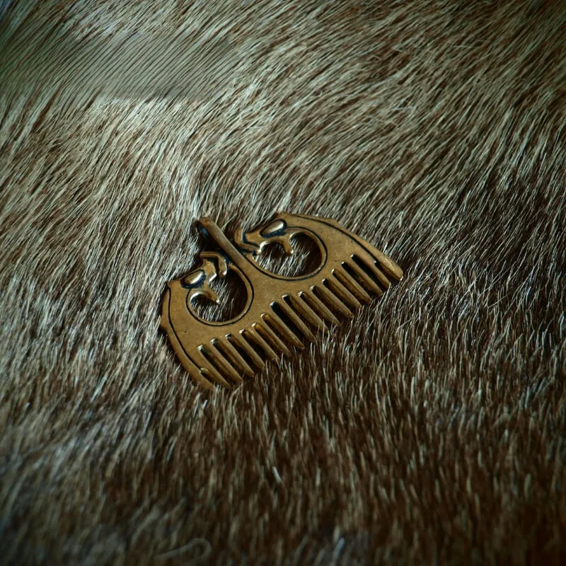 Handcrafted Viking Comb Pendant