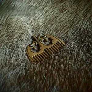 Handcrafted Viking Comb Pendant
