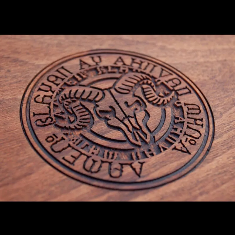 Handcrafted Wooden Box For Axes