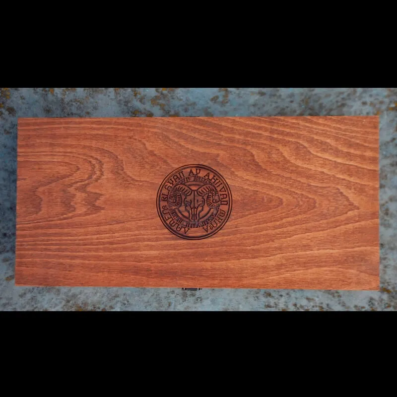 Handcrafted Wooden Box For Axes