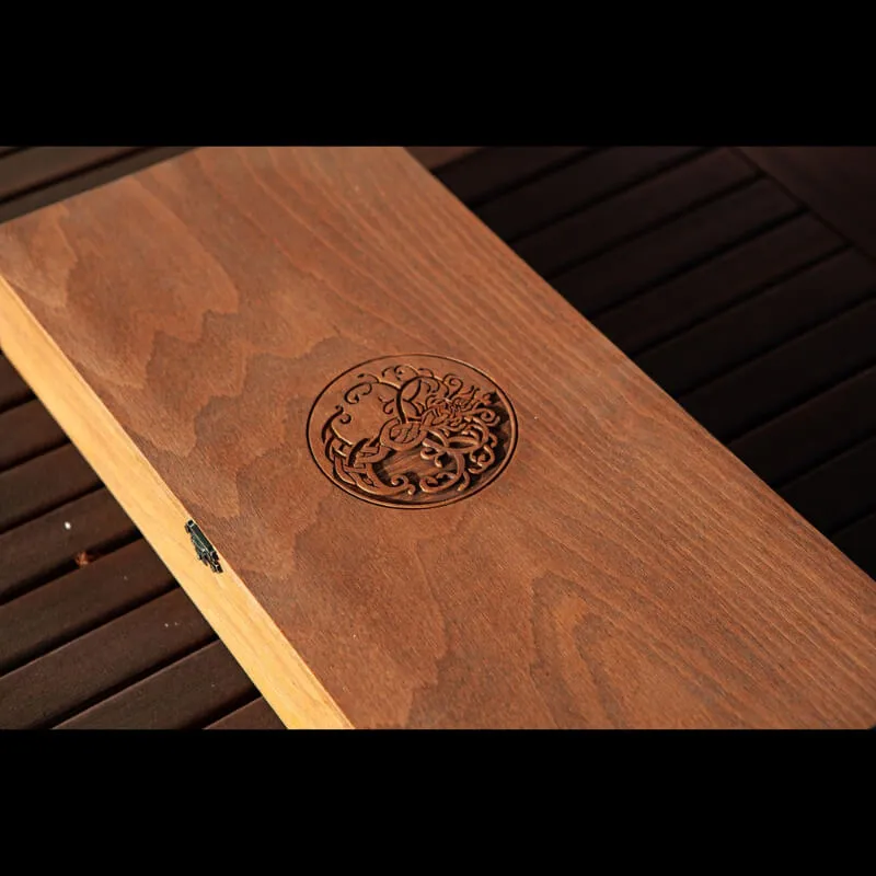 Handcrafted Wooden Box For Axes