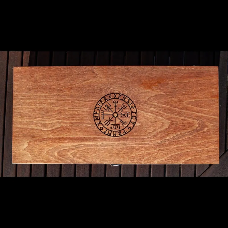 Handcrafted Wooden Box For Axes