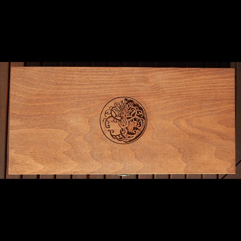 Handcrafted Wooden Box For Axes