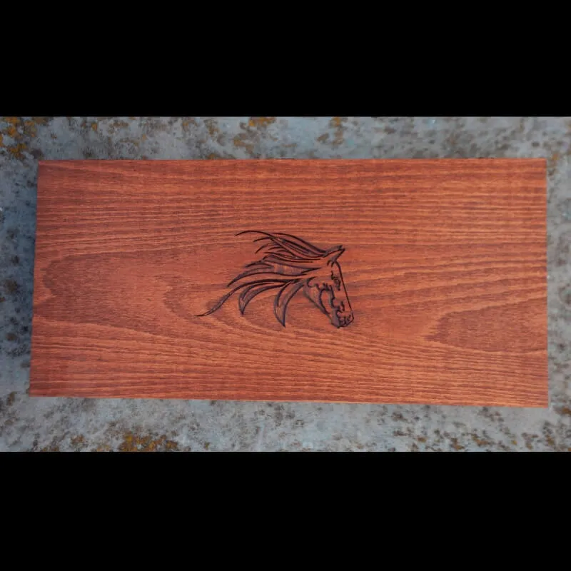 Handcrafted Wooden Box For Axes