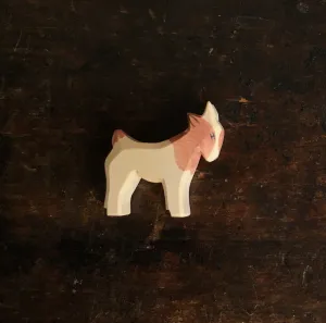 Handcrafted Wooden Kid Goat