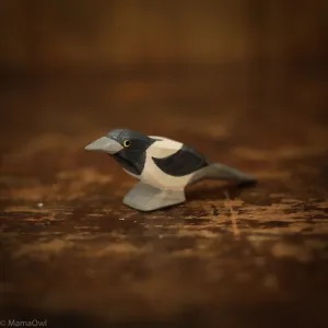 Handcrafted Wooden Magpie