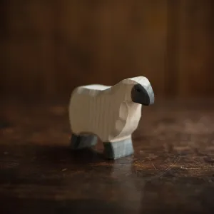 Handcrafted Wooden Moorland Sheep