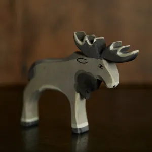Handcrafted Wooden Moose