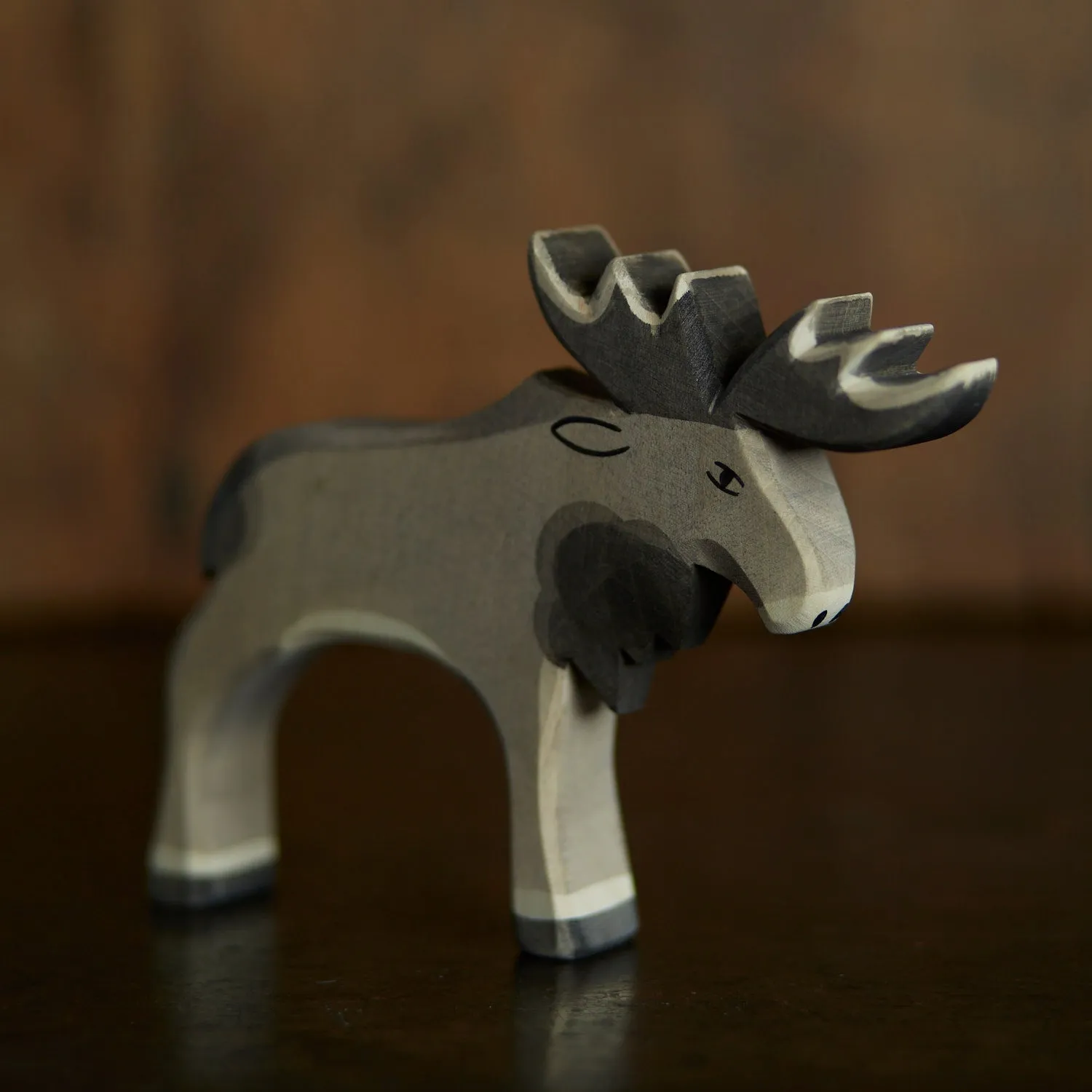Handcrafted Wooden Moose