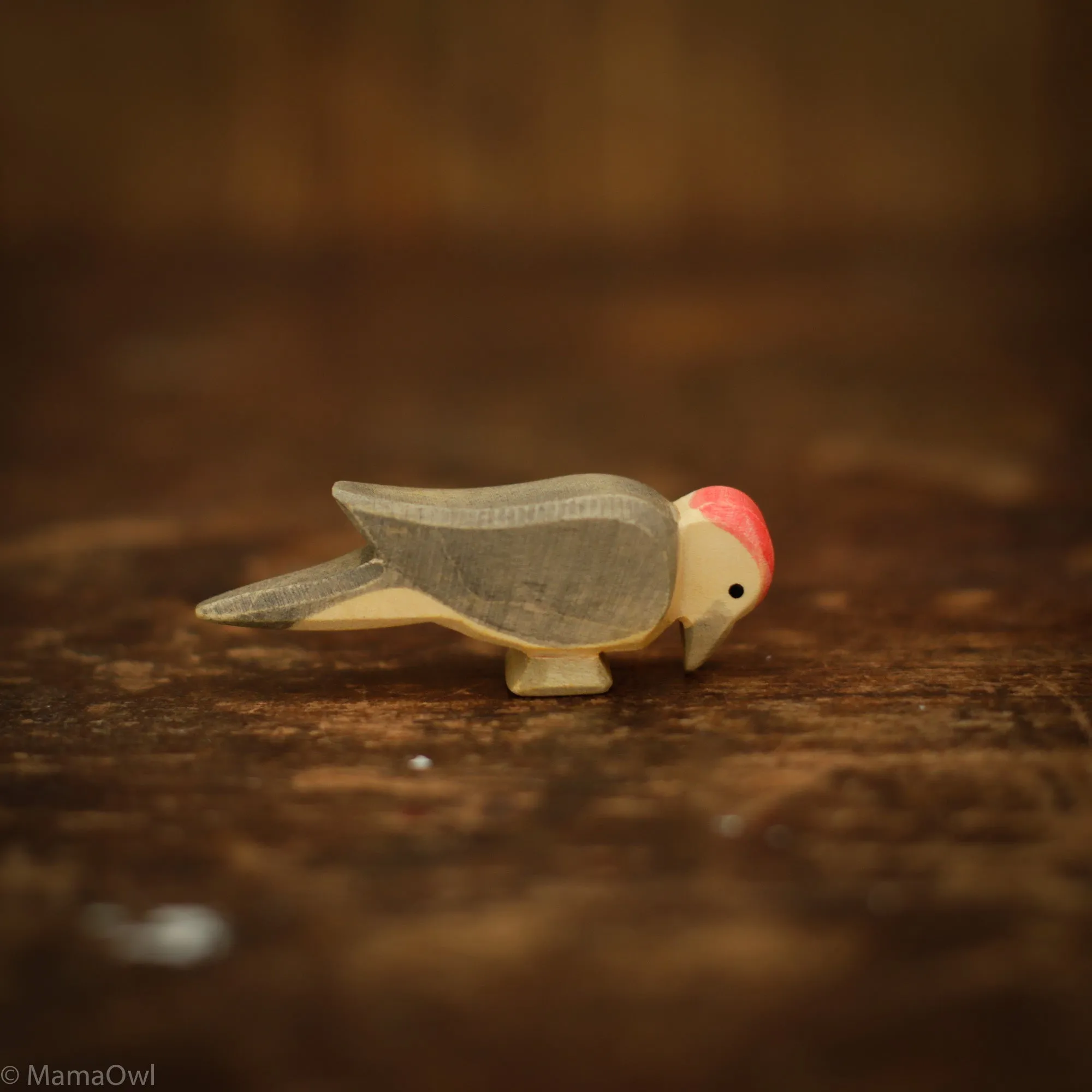 Handcrafted Wooden Woodpecker