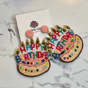 Happy Birthday Earrings