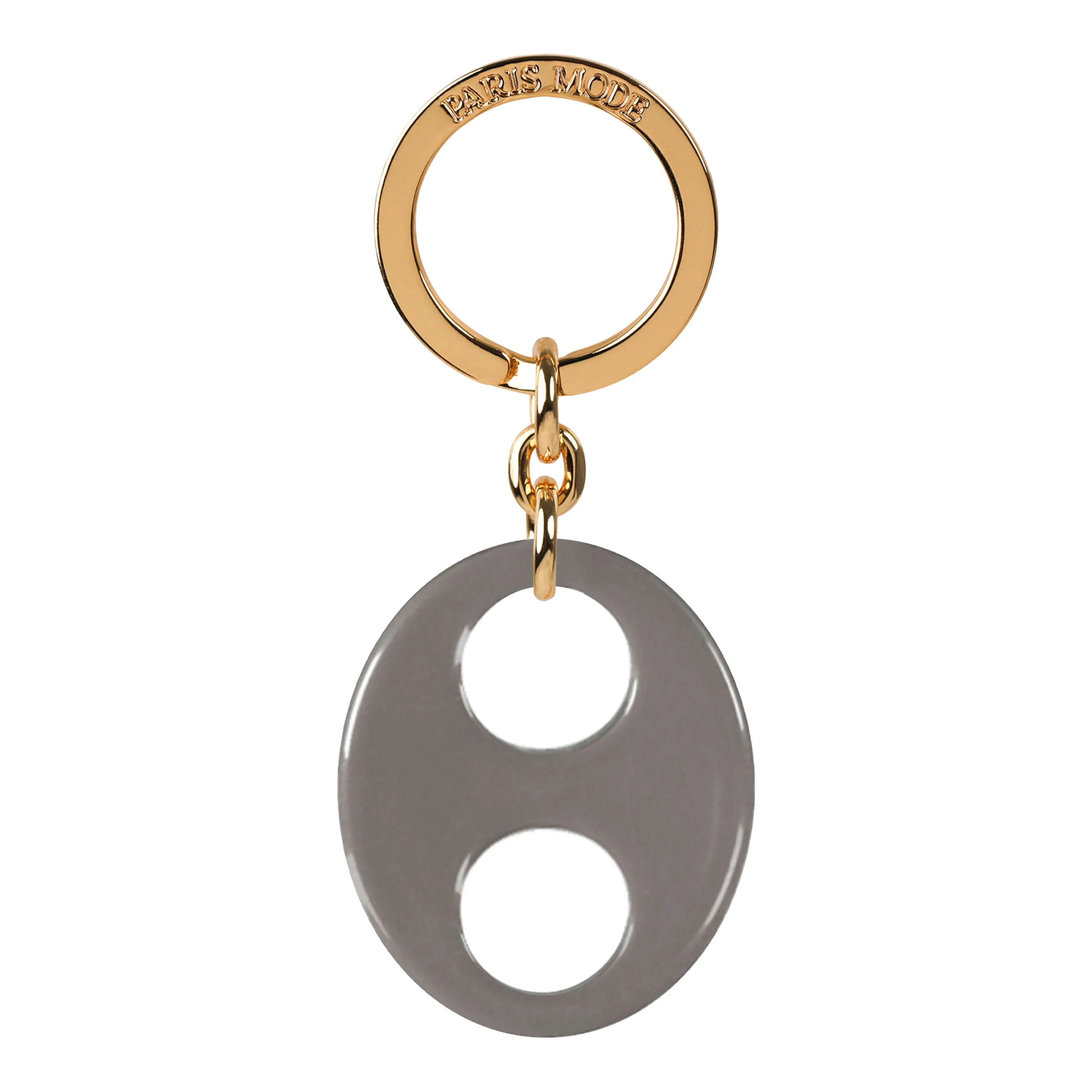 Haricot Medium Grey Keyring