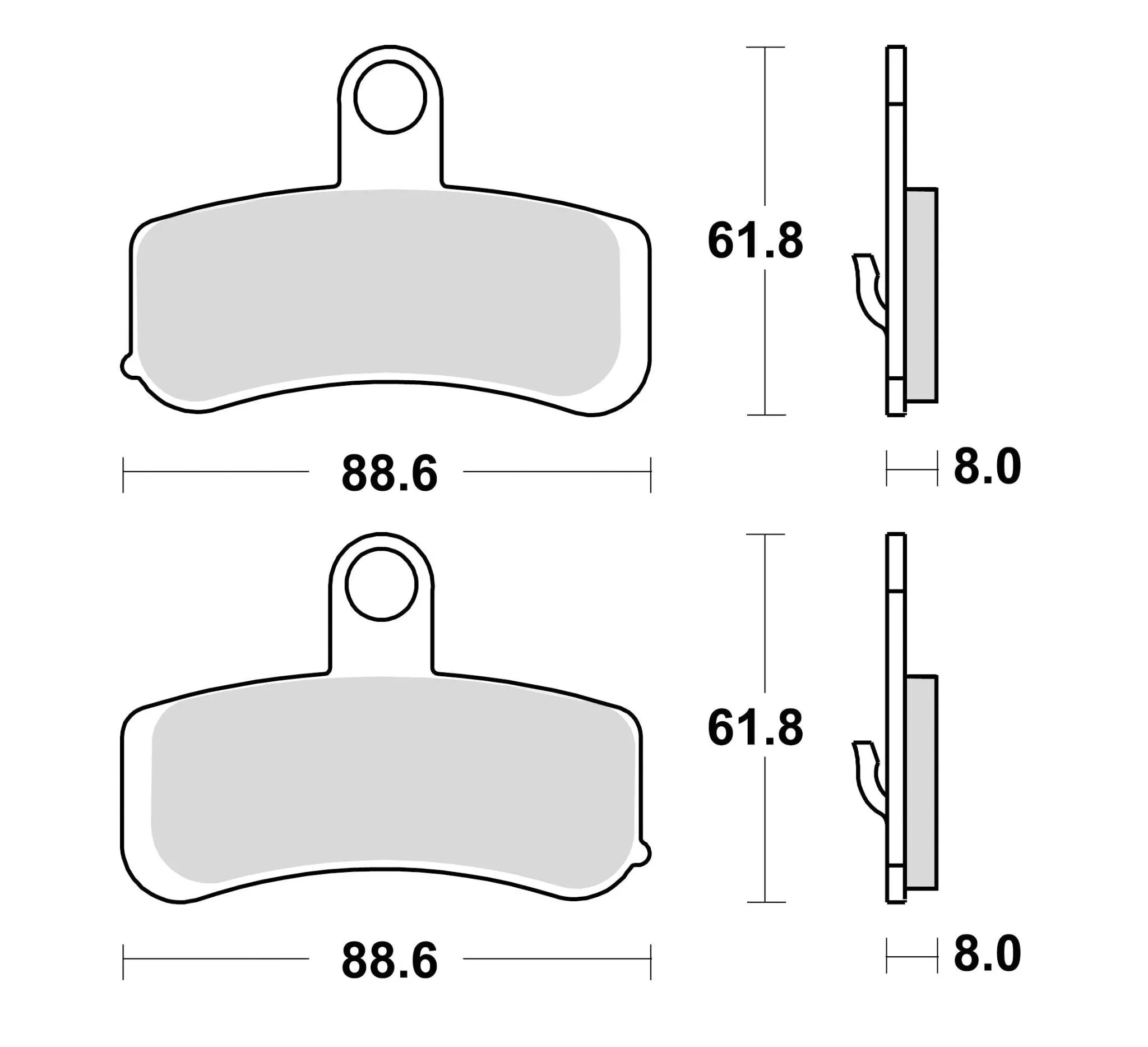 HARLEY D. FXDWG DYNA WIDE GLIDE|1584|2008 - 2014 >FRONT - L