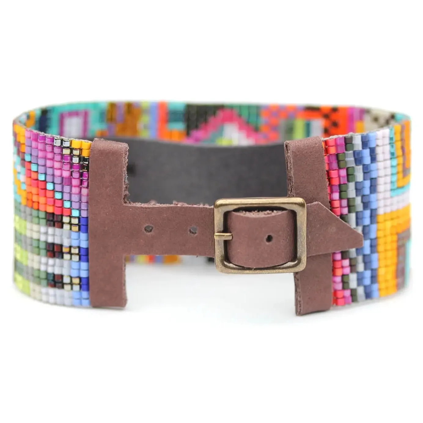 Havana Beaded Cuff or Bracelet by Julie Rofman
