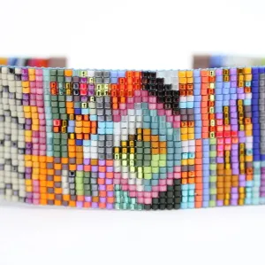Havana Beaded Cuff or Bracelet by Julie Rofman