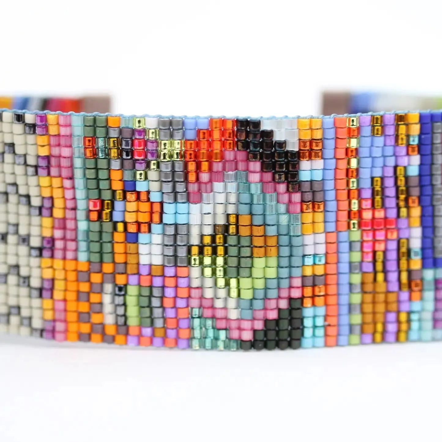 Havana Beaded Cuff or Bracelet by Julie Rofman