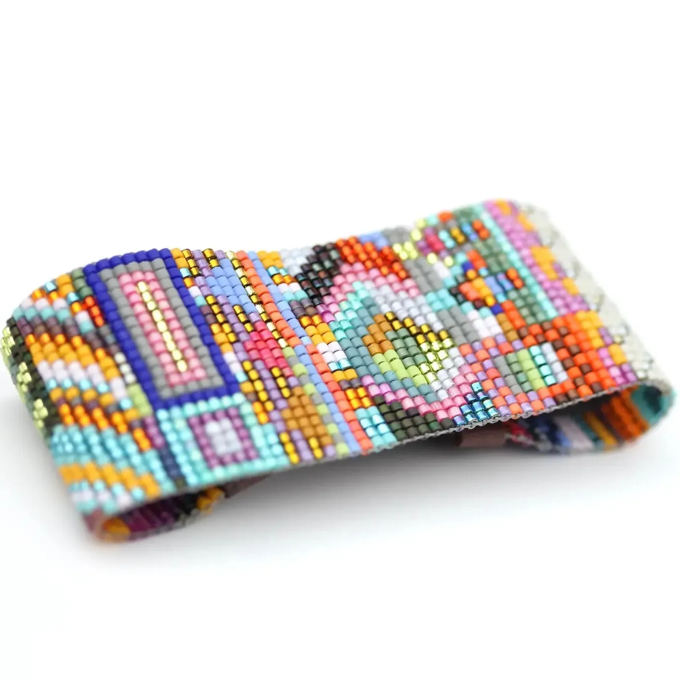 Havana Beaded Cuff or Bracelet by Julie Rofman