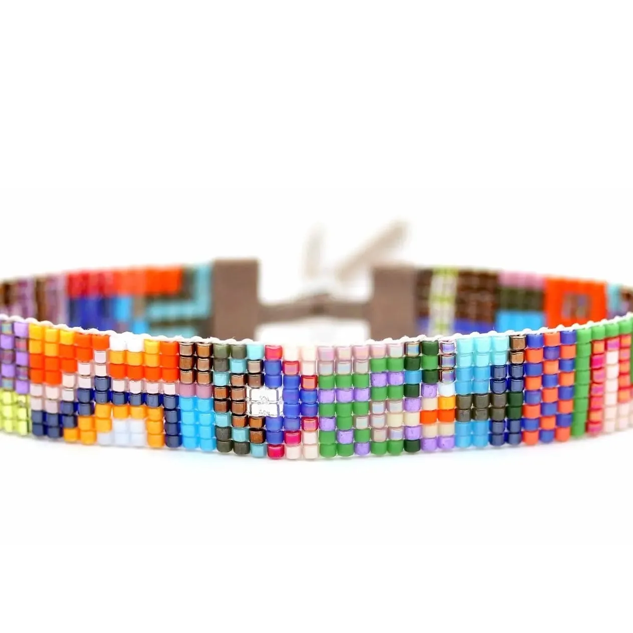 Havana Beaded Cuff or Bracelet by Julie Rofman