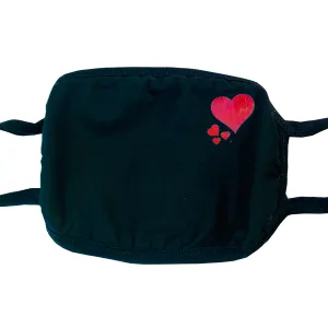 Heart Face Mask with Love Design