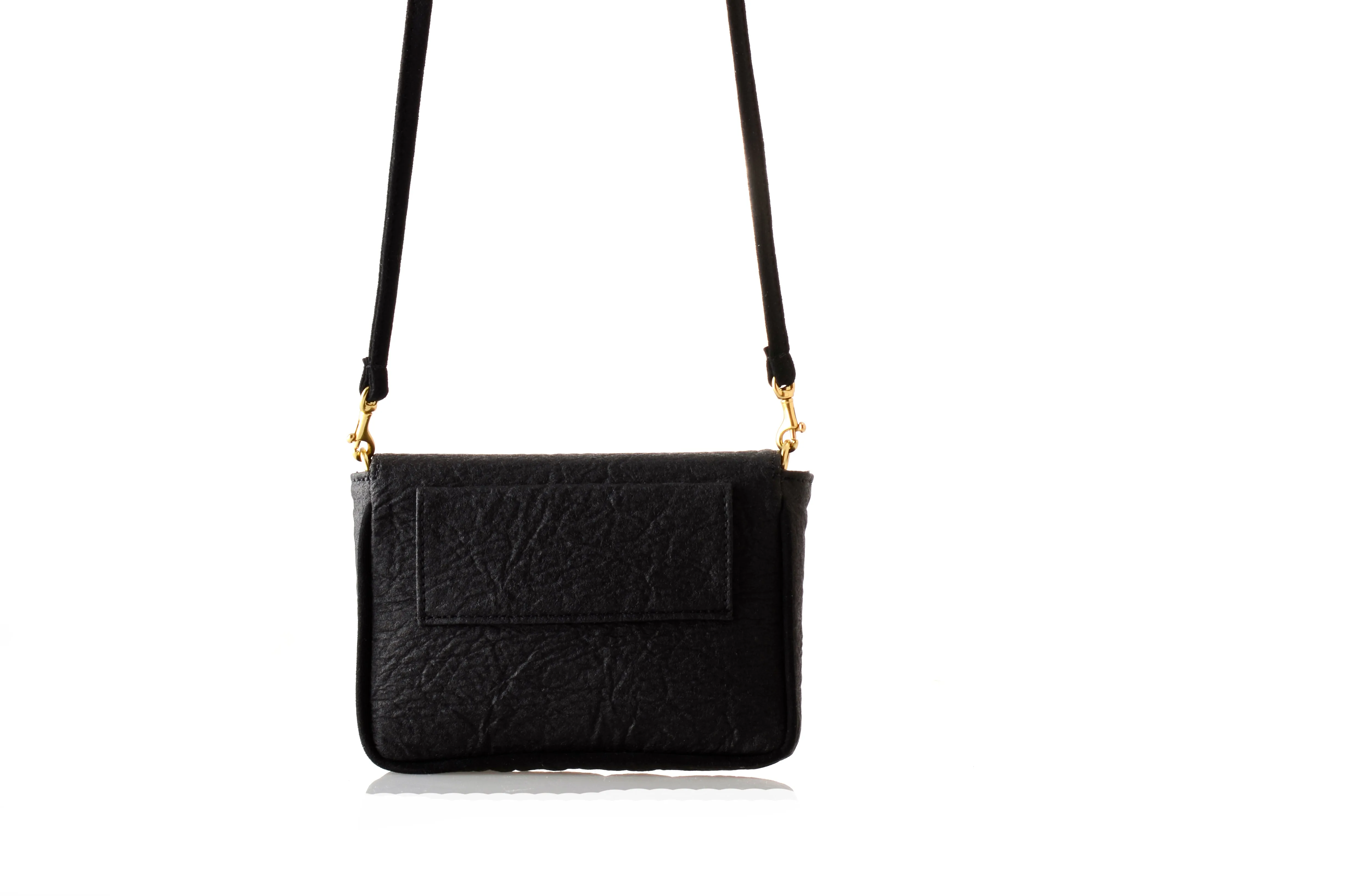 HFS Crossbody - Black Piñatex