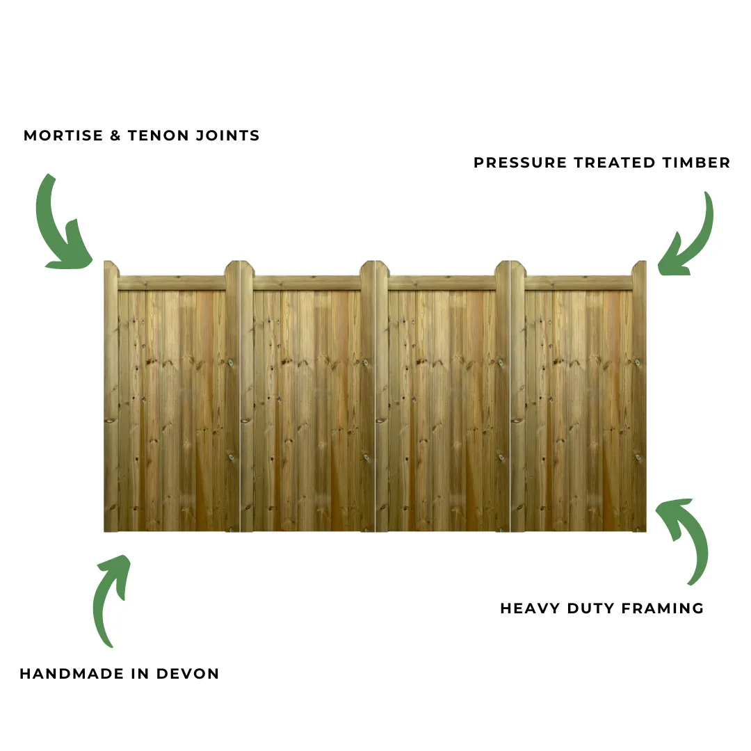 Highampton Gates Bifold 4 leaf