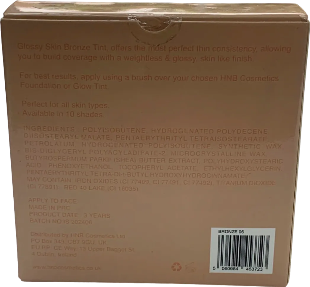 HNB Cosmetics Glossy Skin Bronze Tint 09 10g