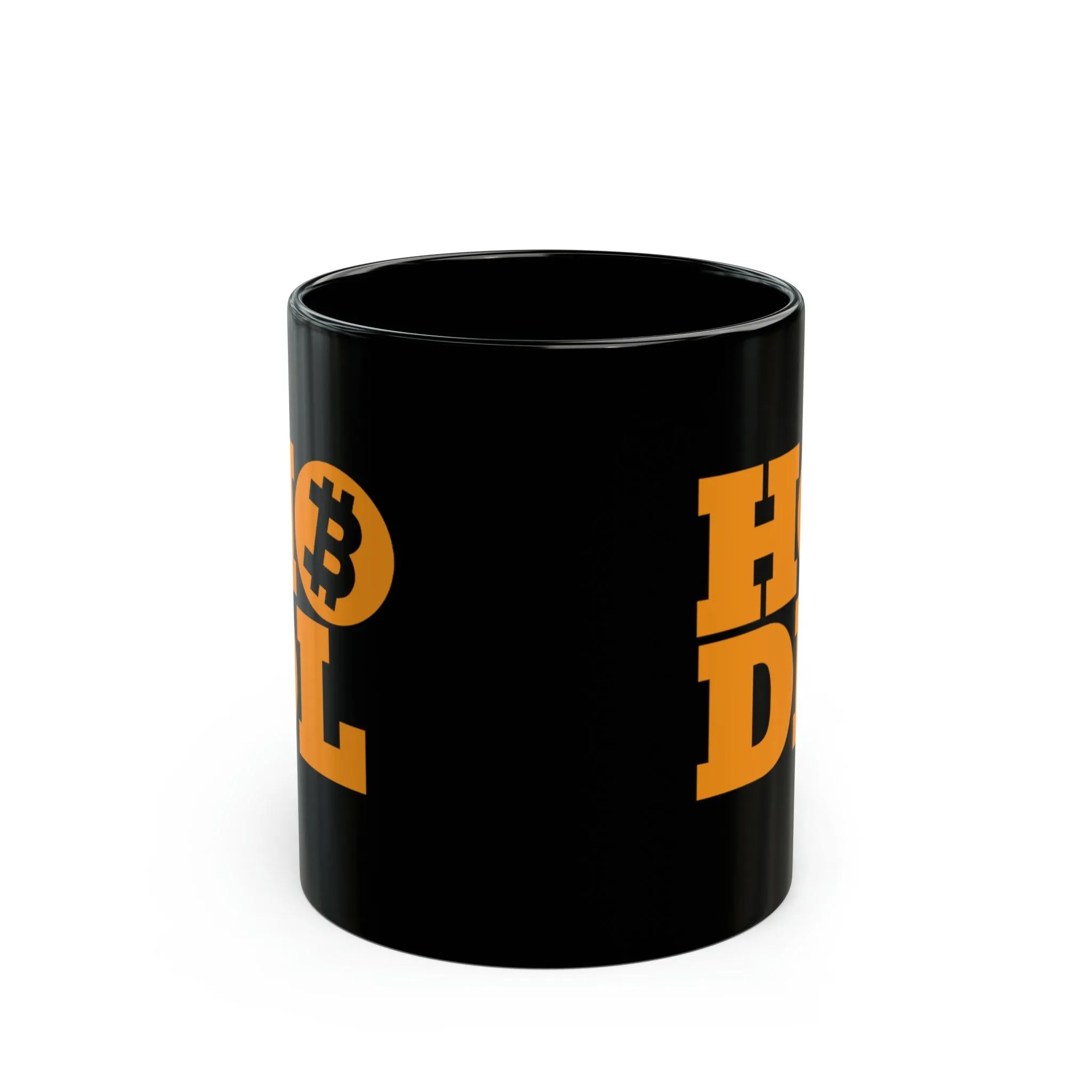HODL Bitcoin Black Mug (11oz, 15oz)