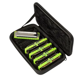 Hohner M20155 'Rocket' Amp Pro Diatonic Harmonica 5-Pack Set