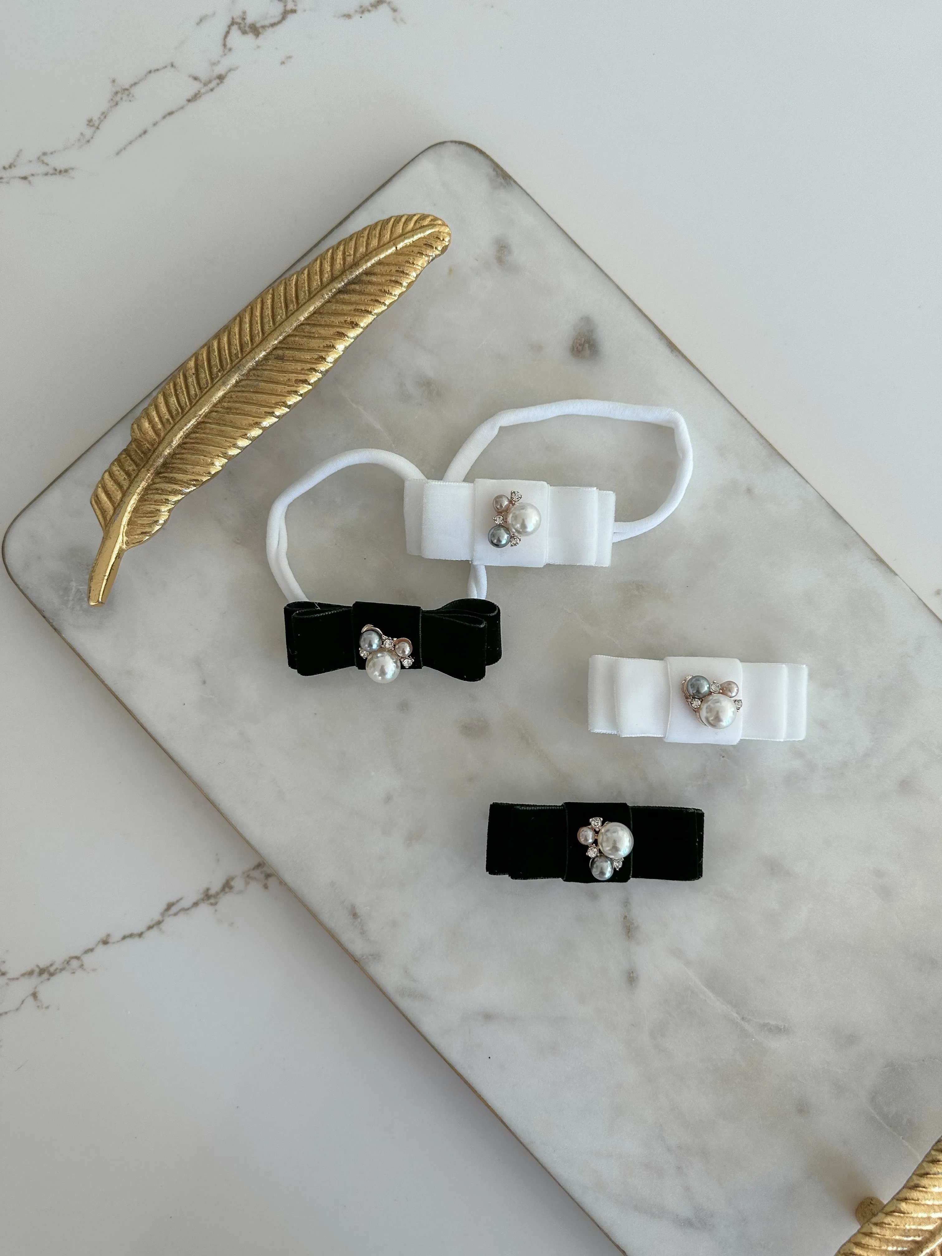 Holiday Collection - Velvet Embellished Bow