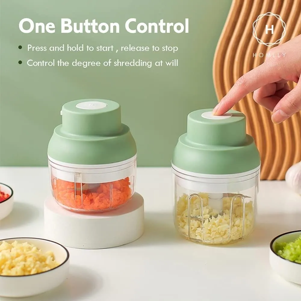 Homlly Electric Garlic Food Grinder Chopper