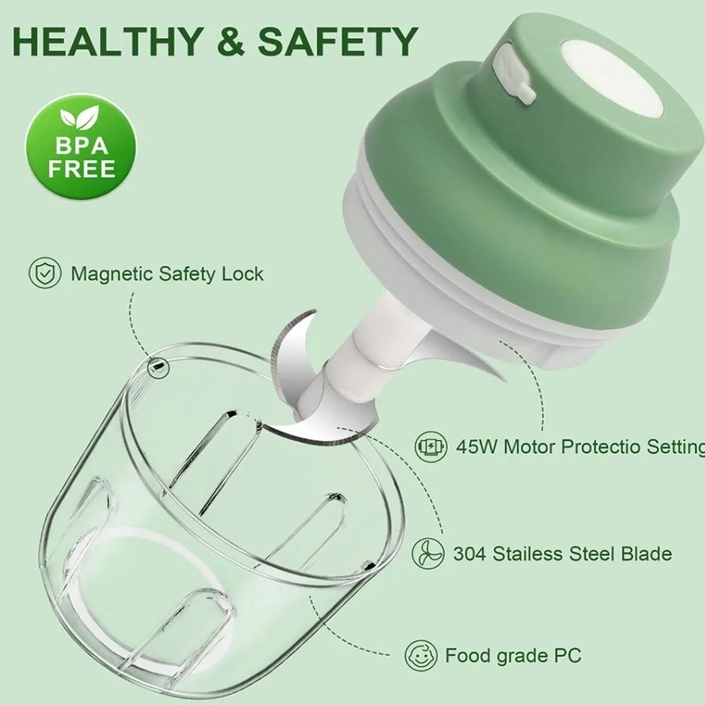 Homlly Electric Garlic Food Grinder Chopper