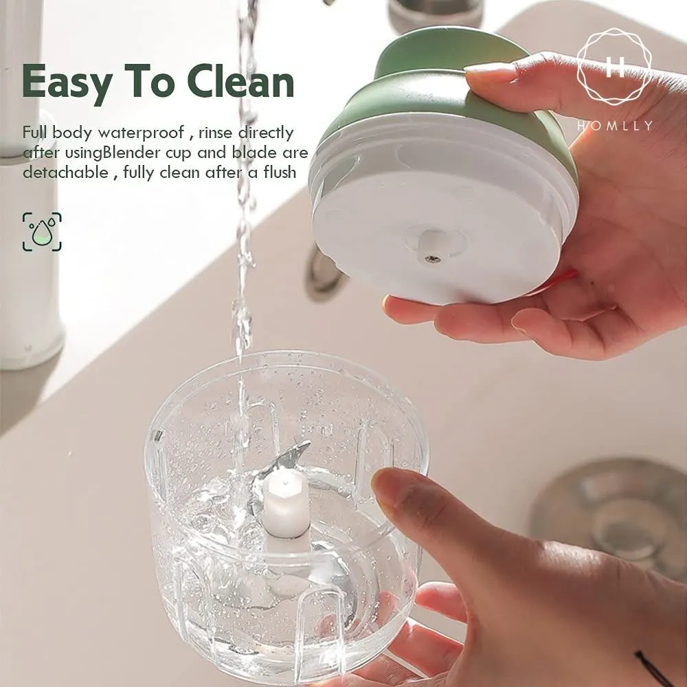 Homlly Electric Garlic Food Grinder Chopper