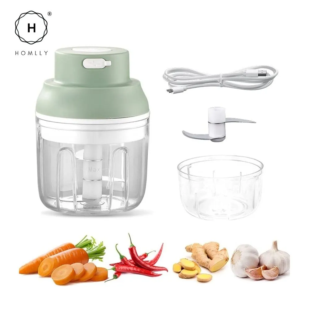 Homlly Electric Garlic Food Grinder Chopper