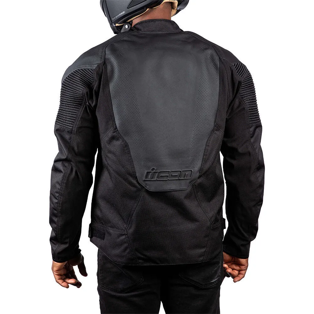 Icon Overlord3 CE Leather Jacket - Black