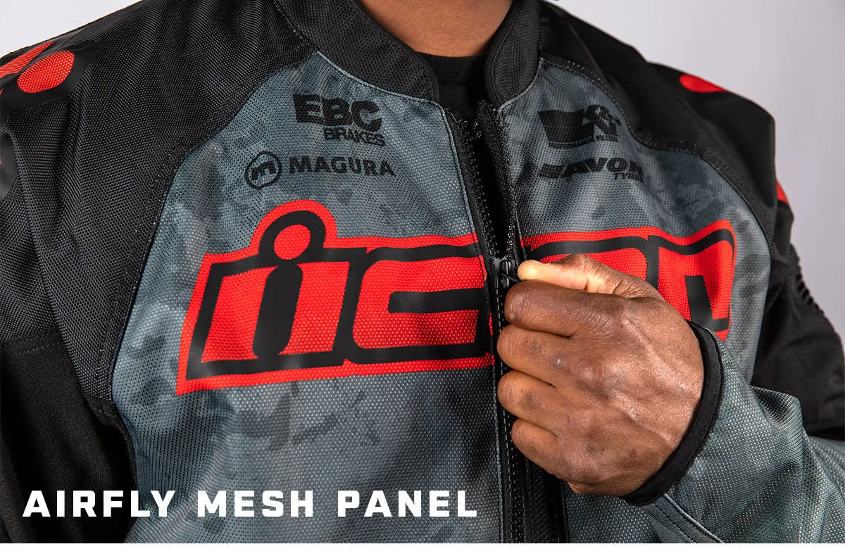 Icon Overlord3 Magnacross Jacket - Gray