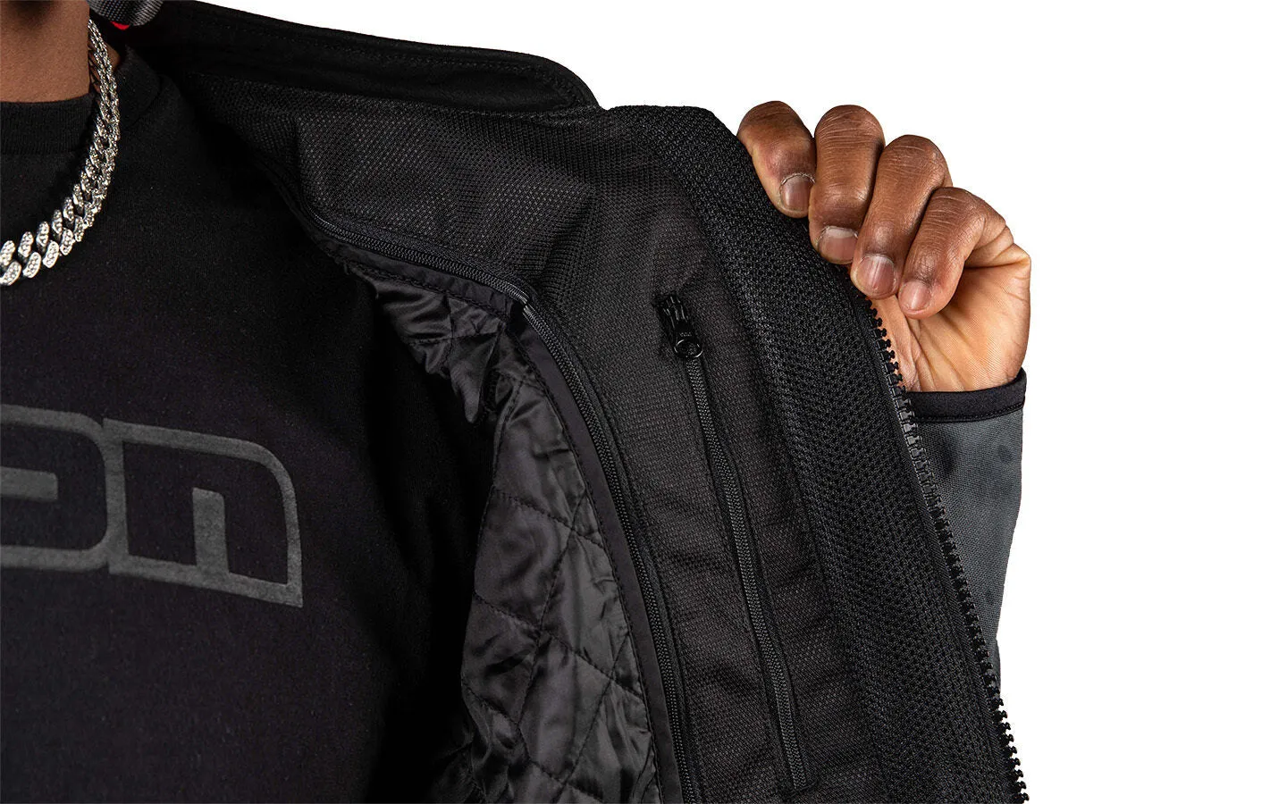 Icon Overlord3 Magnacross Jacket - Gray