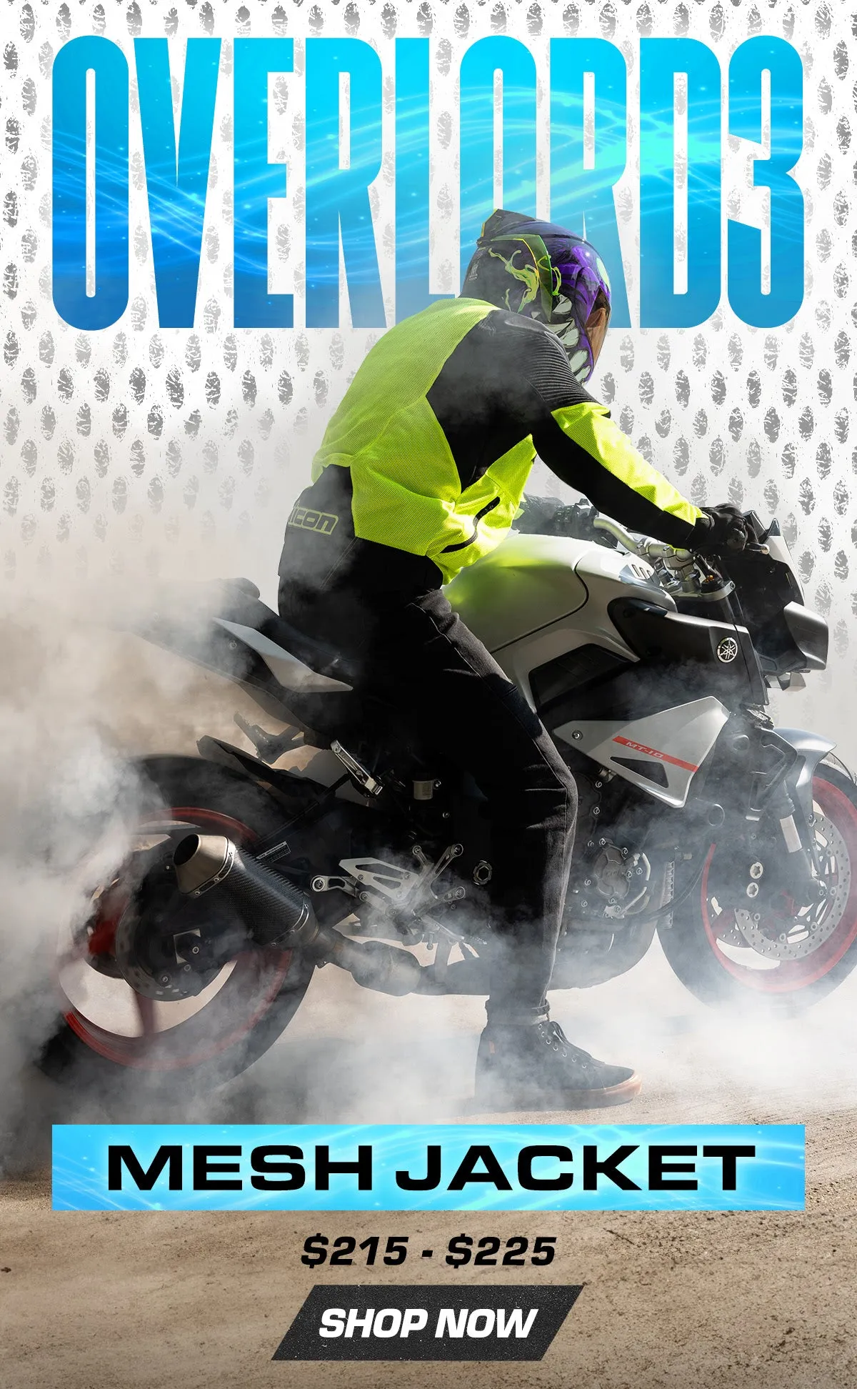 Icon Overlord3 Mesh CE Jacket - Hi-Viz