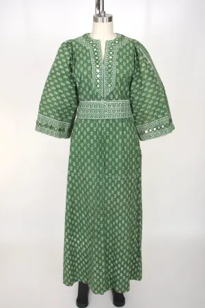 I.Magnin Mirror Embellished Caftan