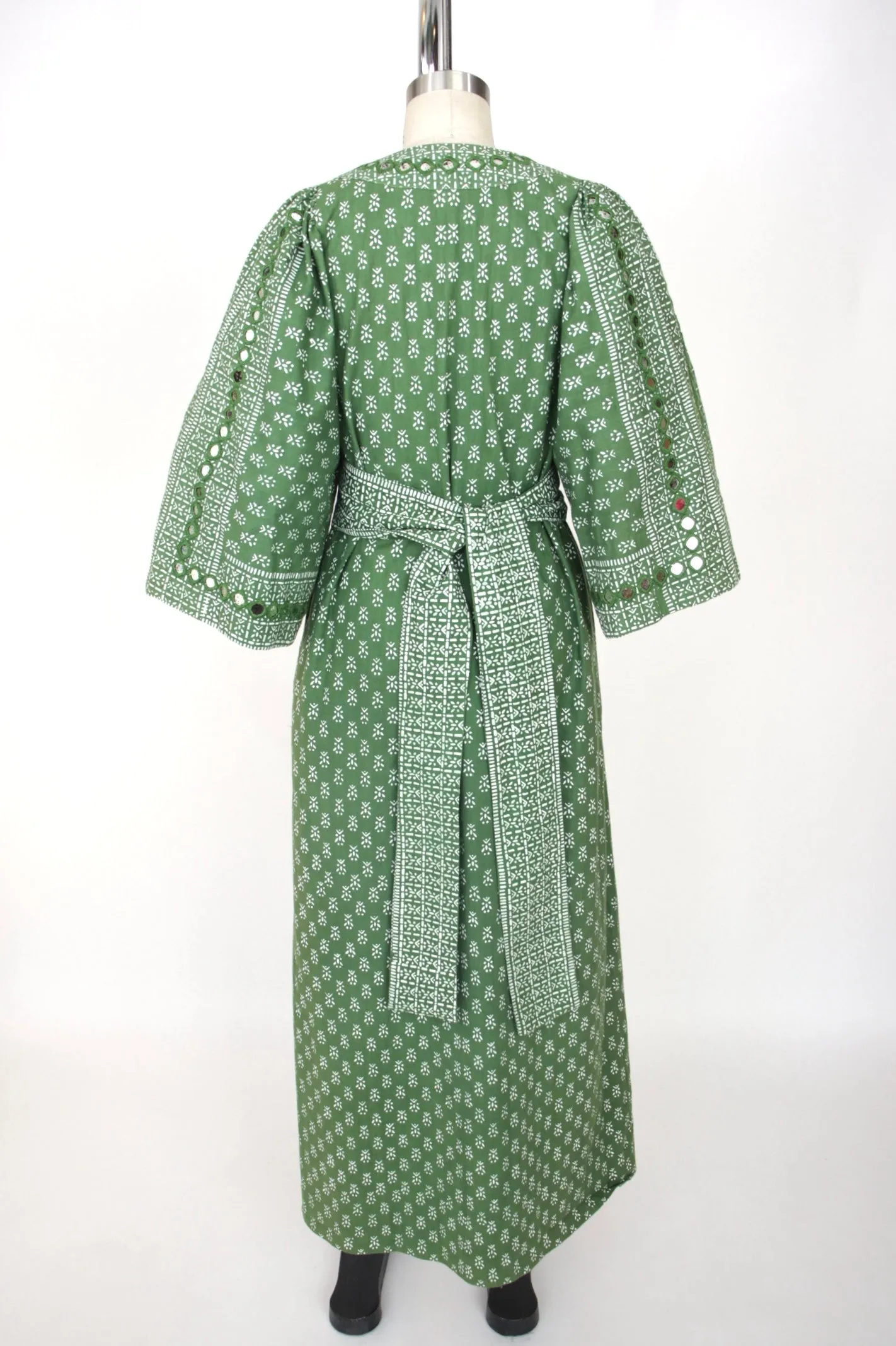 I.Magnin Mirror Embellished Caftan