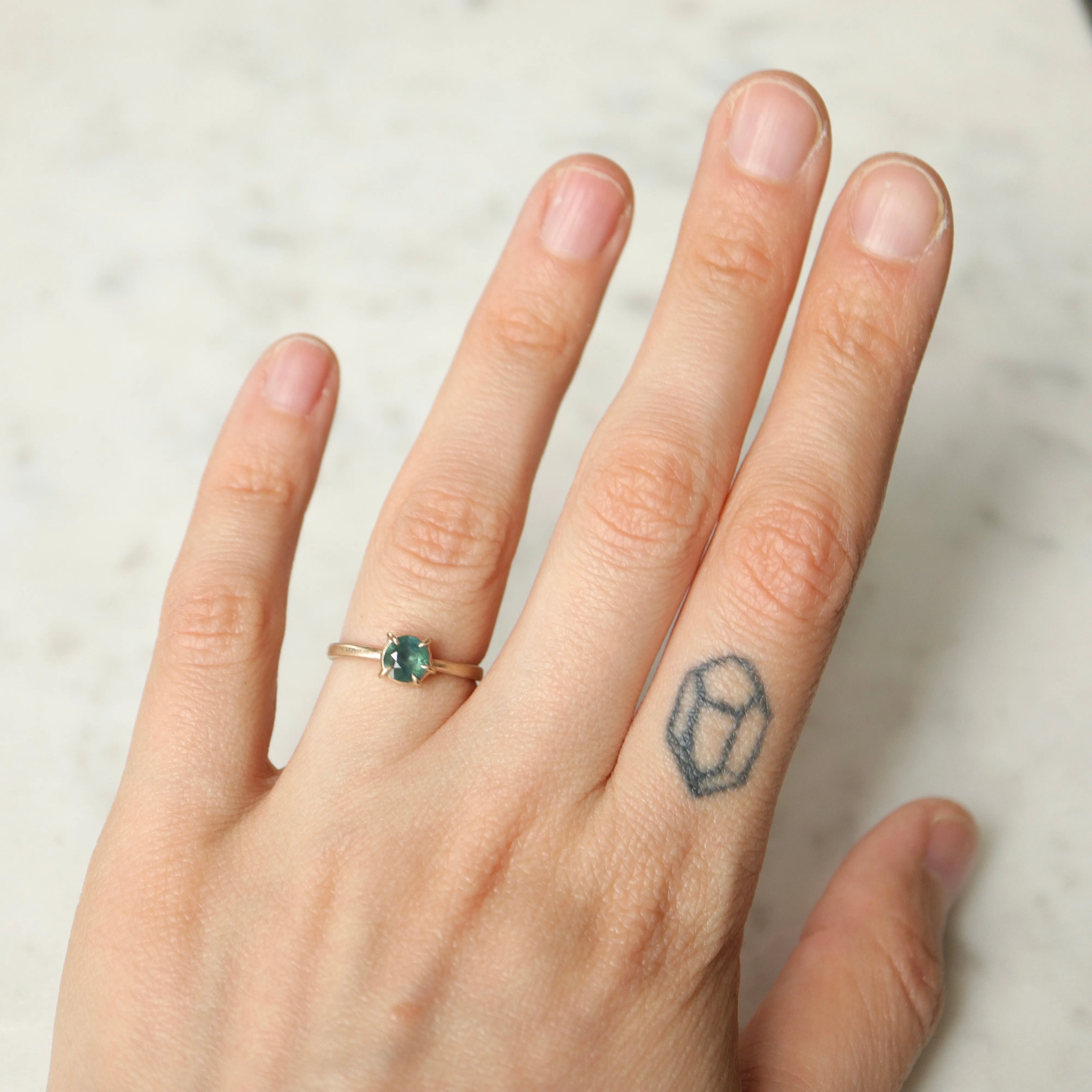 Indigo Montana Sapphire Vanity Ring