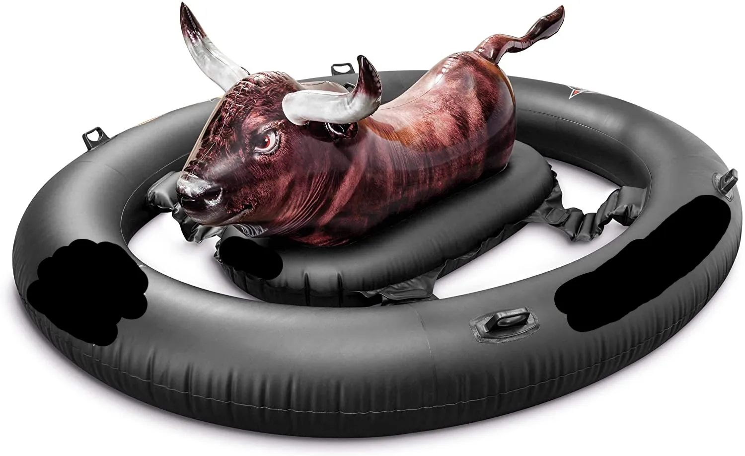 Inflatable Ride-On Bull Pool Floats Game