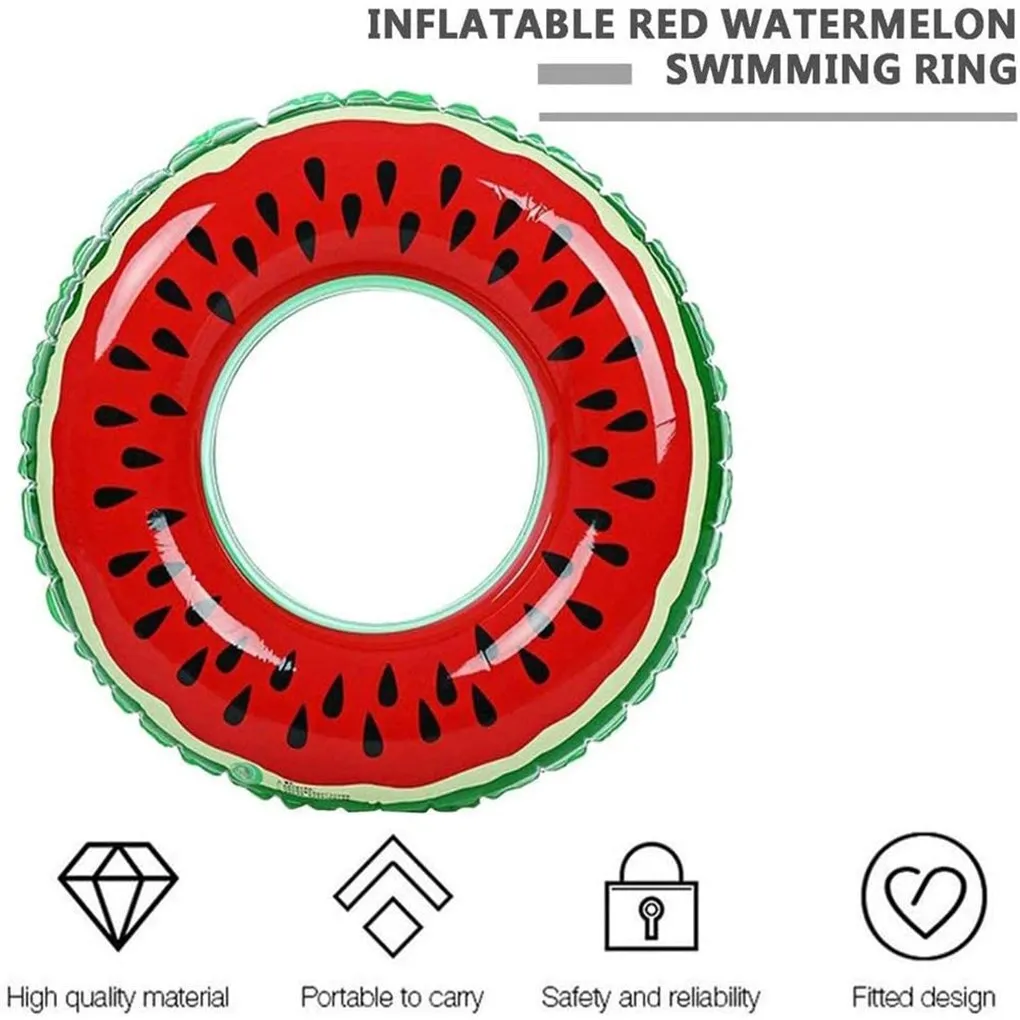 Inflatable Watermelon Pool Float Swimming Ring