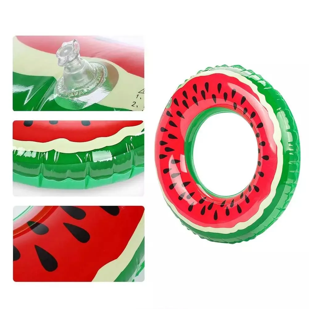Inflatable Watermelon Pool Float Swimming Ring