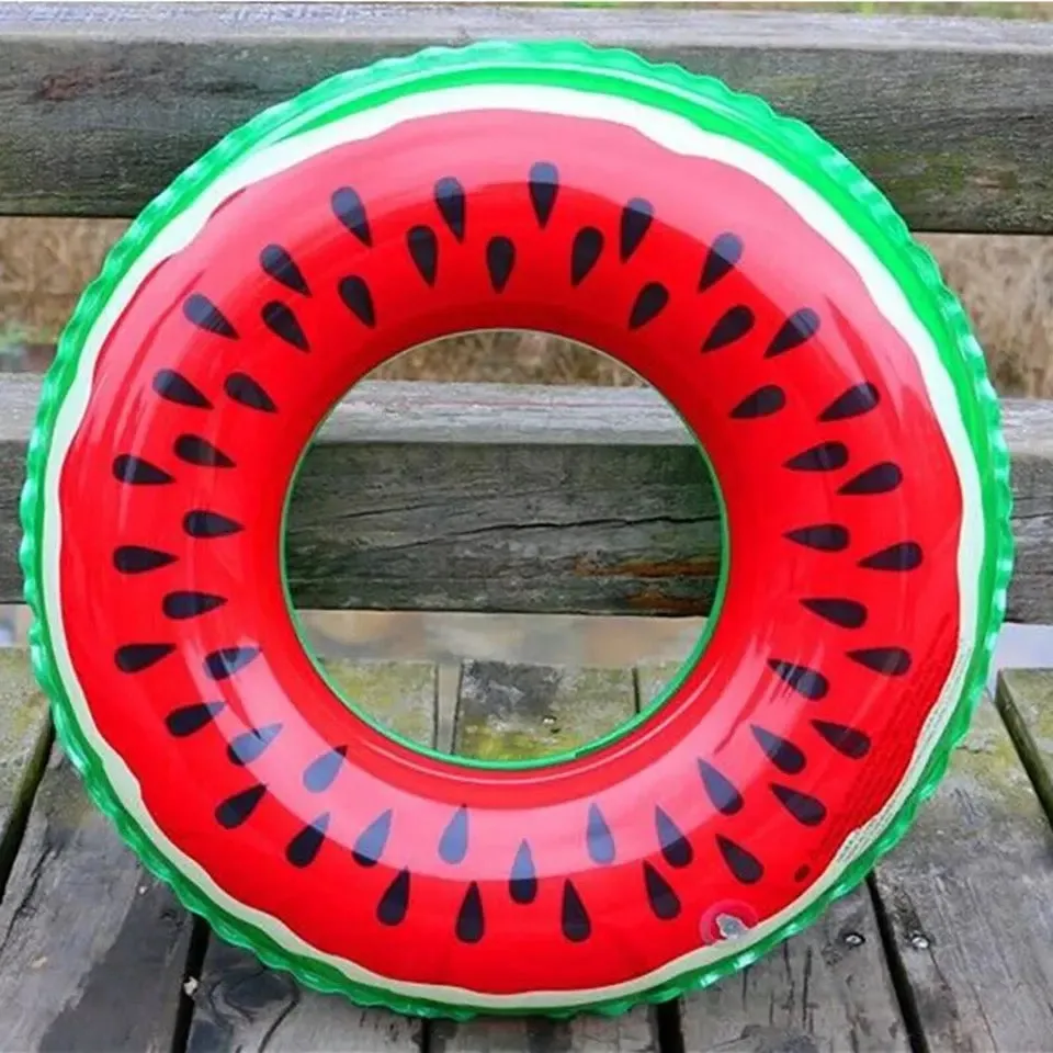 Inflatable Watermelon Pool Float Swimming Ring
