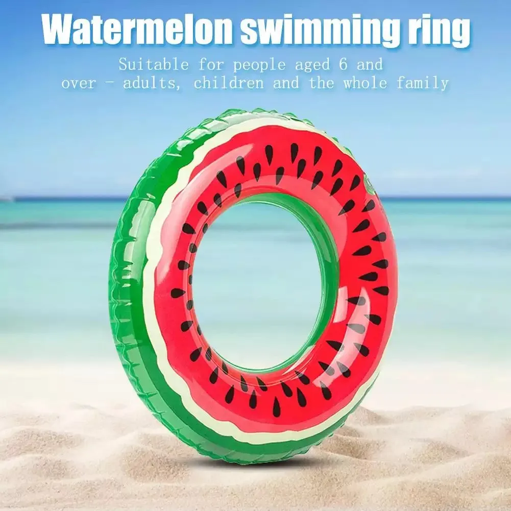 Inflatable Watermelon Pool Float Swimming Ring
