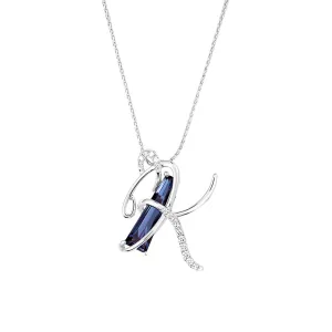 Initial Pendant Letter K